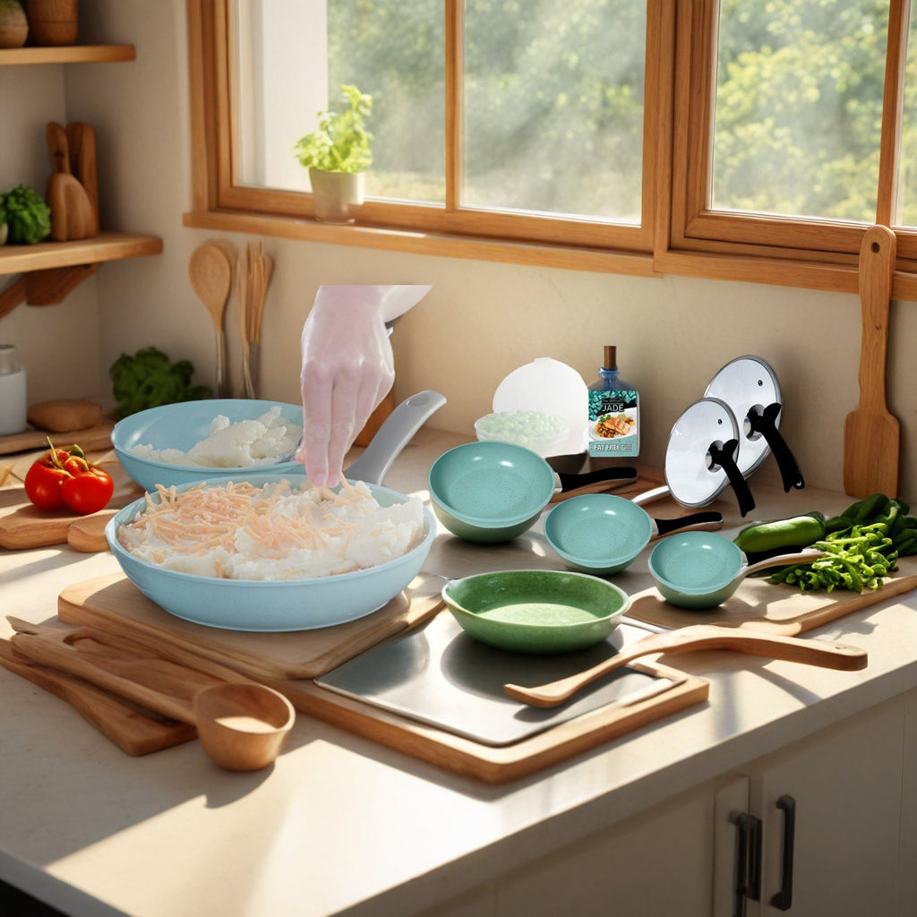 Jade Pans set of 5 a 398 LEU