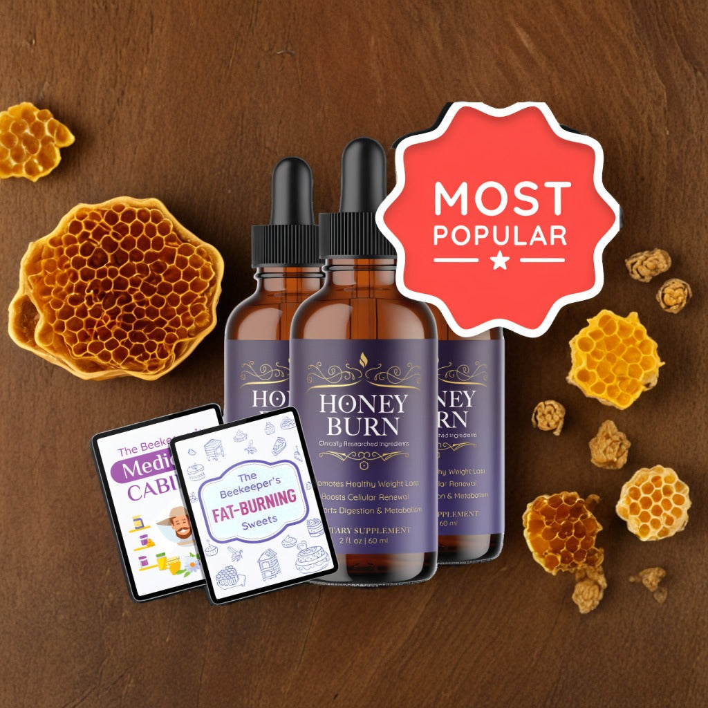 HoneyBurn - 3 Bottles + 2  Ebooks